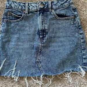 Wild Fable Blue Denim Mini Skirt